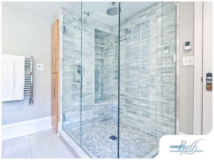 Standard Shower Dimensions Guide | Concept Bath